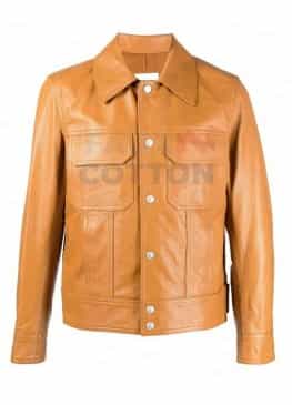 Emily In Paris S3 Lucas Bravo (Gabriel) Leather Jacket